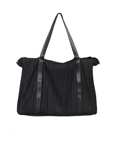 IN STOCK Miyake High-end pleated twilight black handbag HOT SELLING