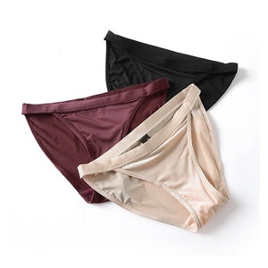 Ice Panties New 2020 Silk Seamless Women Underwear Comfort Intimates Fashion Female Low-Rise Briefs Lingerie Drop Shipping