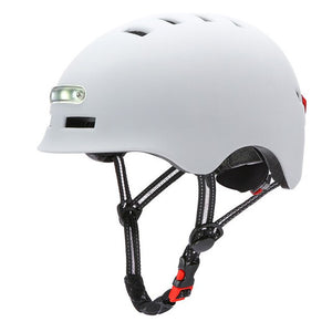 Illuminated Warning Light Helmet Motorcycles Cycling Electric Scooter Balance Car & Single Lens Visors Moto Casco Safety Helmets