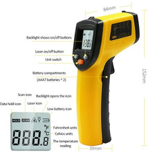 Load image into Gallery viewer, Infrared Thermometer (Not for Human) Temperature Gun Non-Contact Digital  Pyrometer Laser Thermometer-58℉ to 716℉ (-50 to 380℃)