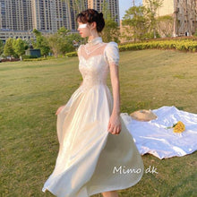 Load image into Gallery viewer, Ins Dress Female Student Korean Version of Super Fairy Ladies Summer Dress Female Summer High-end One-piece Long Fairy Skirt