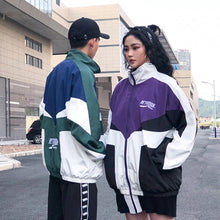 Load image into Gallery viewer, Jacket Women Harajuku Lamb Wool Y2k Bomber Fashion College Femme Uniform Varsity Baseball Jackets Female Oversized Streetwear