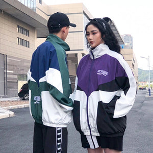 Jacket Women Harajuku Lamb Wool Y2k Bomber Fashion College Femme Uniform Varsity Baseball Jackets Female Oversized Streetwear