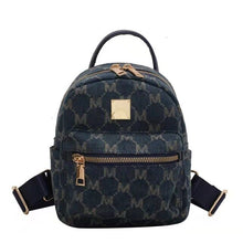Load image into Gallery viewer, Jacquard pano retro carta designer de luxo pequena mochila para as mulheres  verão na moda meninas estudantes volta packs Ja