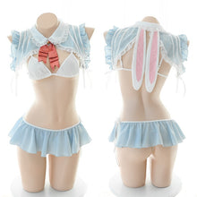 Load image into Gallery viewer, Japanese Bunny Girl Women Underwear Cosplay Costumes Role Play Maid Outfit Sexy Sailor Month Erotic Lingerie School Girl Uniform