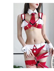 Japanese Kawaii Sexy Rabbit Bunny Girl Cat Maid Cosplay Costumes Lingerie Set Erotic Underwear Temptation Party Uniforms