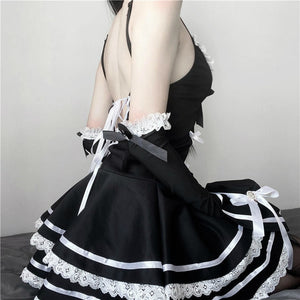 Japanese Lolita Dress Schoolgirl Fairy Skirt Gothic Lolita Dress Women Kawaii Clothing  Loli Lolita Skirt Op Small Cute Dress