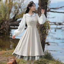 Load image into Gallery viewer, Japanese Sweet Cute Kawaii Dress Women Lolita Vestido Autumn Doll Collar Embroidery Princess Dress Lovely Vestidos de Fiesta