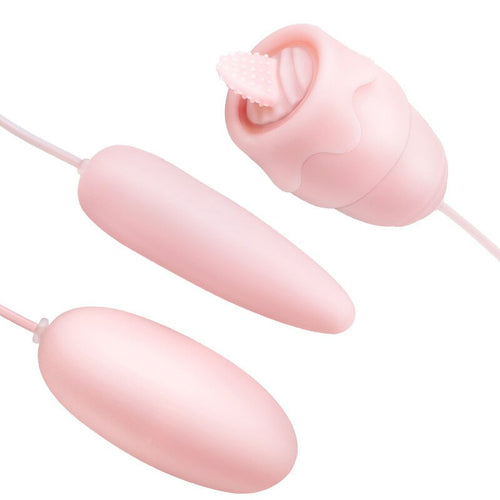 Jump egg tongue lick three jump female masturbation G-point stimulation massage vibration fun products