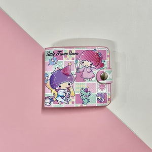 Kawaii Hello Kitty Cinnamoroll My Melody Kuromi Sanrios New Pu Casual Money Bag Coin Purse Card Holder Wallet With Buttons