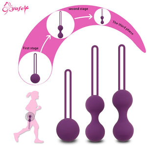 Kegel Balls Smart love ball Vaginal tighten exercise machine Vibrator ,Vaginal Geisha Ball Ben Wa ball Sex toy for Woman