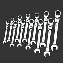 Load image into Gallery viewer, Key Ratchet Wrench Spanner Socket Tool Set Ratchet 5/7/12PCS Car Wrench Set Hand Tools Socket Head Wrench Set Adjustable Spanner