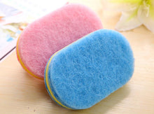 Load image into Gallery viewer, Kitchen Cleaning Bathroom Toilet Kitchen Glass Wall Cleaning Bath Brush Plastic Handle Sponge Bath Bottom Clean Brush