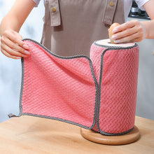 Load image into Gallery viewer, Kitchen daily dish towel, dish cloth, kitchen rag, non-stick oil, thickened table cleaning cloth, absorbent scouring pad