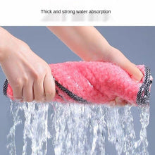 Load image into Gallery viewer, Kitchen daily dish towel, dish cloth, kitchen rag, non-stick oil, thickened table cleaning cloth, absorbent scouring pad
