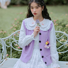 Load image into Gallery viewer, Knitted Cardigan Women Autumn Winter Sweet Kawaii Sweater Coat Female Long Korean Button Down Cardigan Y2K Female Fall 2021