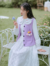 Load image into Gallery viewer, Knitted Cardigan Women Autumn Winter Sweet Kawaii Sweater Coat Female Long Korean Button Down Cardigan Y2K Female Fall 2021