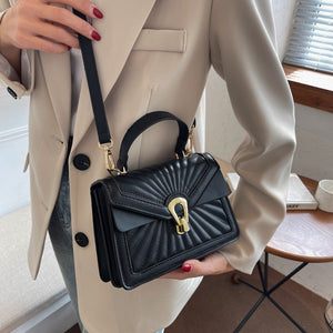 Korean Chain Designer Small PU Leather Crossbody Bags with Short Handle for Women 2022 Womens Luxury Handbags Brand Quilted Bags