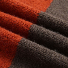 Load image into Gallery viewer, Korean Fashion Coat 2021 Cozy Autumn Outwears Stylish Striped Colorblock Open Front Long Sleeve Sweater Female Knitted Cardigans