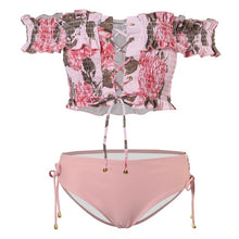 Load image into Gallery viewer, Korean Style Low Waist Bikini Set Women Biquini Suit Two Pieces Swimwear Solid Bandeau Swimsuit High Quality Beach Suit 2020