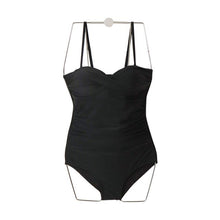 Load image into Gallery viewer, Korean Style One Piece Swimwear Women Padded Swimwear Push Up Swimsuit Bathing Suit sexy Lady Monokini Beachwear Solid Swimwear