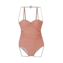 Load image into Gallery viewer, Korean Style One Piece Swimwear Women Padded Swimwear Push Up Swimsuit Bathing Suit sexy Lady Monokini Beachwear Solid Swimwear