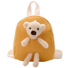 Load image into Gallery viewer, Korean Version of Children&#39;s Plush Bear Bag New Backpack Cute Cartoon Small Backpack Tide Boys and Girls Toddler School Bag