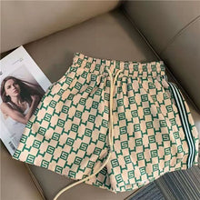 Load image into Gallery viewer, Korean Version of High Waist Shorts Children&#39;s 2021 Summer New Western Style Retro Slim Top Two-piece Women&#39;s Suit