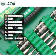 Load image into Gallery viewer, LAOA 38 in 1 Screwdrivers Set Precision Screwdriver bit set Laptop Mobile phone Repair Tools Kit Precise Screw Driver Hand tools