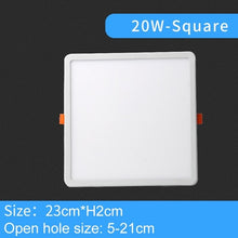 Load image into Gallery viewer, LED Downlight Ultra thin Round Square Recessed Lamp 6W 8W 15W 20W 220V Indoor Bathroom Ceiling LED Spot Light