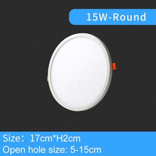 Load image into Gallery viewer, LED Downlight Ultra thin Round Square Recessed Lamp 6W 8W 15W 20W 220V Indoor Bathroom Ceiling LED Spot Light