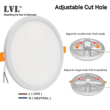 Load image into Gallery viewer, LED Downlight Ultra thin Round Square Recessed Lamp 6W 8W 15W 20W 220V Indoor Bathroom Ceiling LED Spot Light