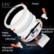 Load image into Gallery viewer, LED Downlight Ultra thin Round Square Recessed Lamp 6W 8W 15W 20W 220V Indoor Bathroom Ceiling LED Spot Light