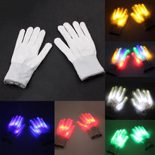 Load image into Gallery viewer, LED Gloves Neon Guantes Glowing Halloween Party Light Props Luminous Flashing Skull Gloves Stage Costume Christmas Supplies