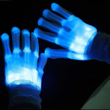 Load image into Gallery viewer, LED Gloves Neon Guantes Glowing Halloween Party Light Props Luminous Flashing Skull Gloves Stage Costume Christmas Supplies