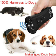 Load image into Gallery viewer, LED Ultrasonic 3 in 1 Anti Barking Training Repeller Control Trainer Pet Dog Repeller Stop Bark Training Device Trainer#