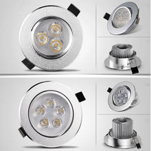 Load image into Gallery viewer, LED round Dimmable Led downlight light Ceiling Spot Light 6w 9w 12w 15w 21w AC110-220V ceiling recessed Lights Indoor Lighting