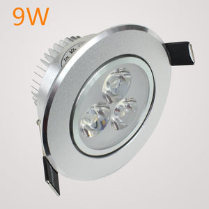 LED round Dimmable Led downlight light Ceiling Spot Light 6w 9w 12w 15w 21w AC110-220V ceiling recessed Lights Indoor Lighting