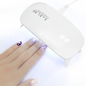 LKE 12W Nail Dryer LED UV Lamp Micro USB Gel Varnish Curing Machine For Home Use Nail Art Tools Lamps For Nail