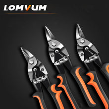 Load image into Gallery viewer, LOMVUM Metal Sheet Cutting Scissor Pvc Pipe Cutter Professional Industrial Shears Iron Scissors Multi-purpose Scissors Tin Snips