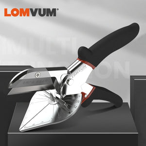LOMVUM Multi Angle Shear 45-135 Degree Cutter Hand Shear Scissor PVC PE Plastic Pipe Scissors Wire Slot Cutter Scissors