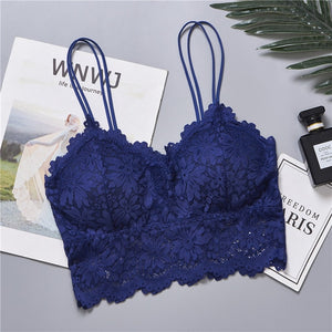 Lace Bra Bralette Women Bra Push up Sexy Lingerie Strapless Plus Size Wrapped Chest Wireless Underwear Top Femme Sujetador Mujer