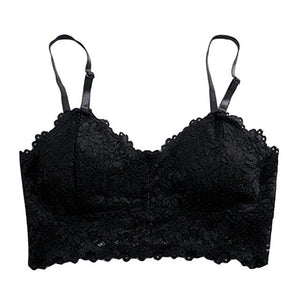 Lace Bras Sexy Lingerie Wireless Bra For Women Comfortable Bralette Underwear Vest Female Hollow Out Seamless Bra Sports Fashion