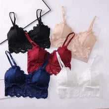 Load image into Gallery viewer, Lace Bras Sexy Lingerie Wireless Bra For Women Comfortable Bralette Underwear Vest Female Hollow Out Seamless Bra Sports Fashion