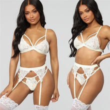 Load image into Gallery viewer, Lace Embroidery Sexy Lingerie Women Underwear Set Sexy Sensual Lingerie Woman Hot Erotic Bra Brief Sets