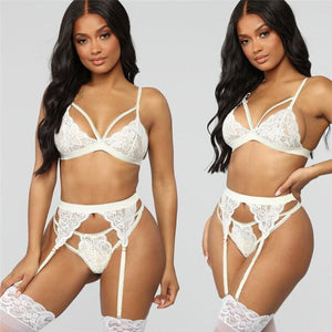 Lace Embroidery Sexy Lingerie Women Underwear Set Sexy Sensual Lingerie Woman Hot Erotic Bra Brief Sets