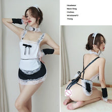 Load image into Gallery viewer, Lace Maid Cosplay Costume Sexy Bdsm Suit Hot Hot Japanese Lingerie Mini Skirt Women&#39;s Erotic Porn Ddlg Fantasy Below Play Sex