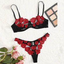 Load image into Gallery viewer, Lace Sexy Lingerie for Women Hard Body Rose Embroidery Sensual Underwear Body Exotic Apparel  Bodysuit Lenceria Sensual Mujer