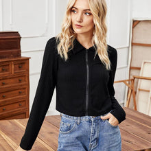 Load image into Gallery viewer, Lapel Knit Sweater Women Cardigan Jacket Autumn 2021 Fashion Slimming Outer Wear Long-sleeved T-shirt Bottoming Shirt Women&#39;s