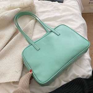 Large Qualited Kawaii Totes Female Commute Armpit Bag 2022 Spring PU Women&#39;s Designer Handbag Luxury Brand Shoulder Side Bags